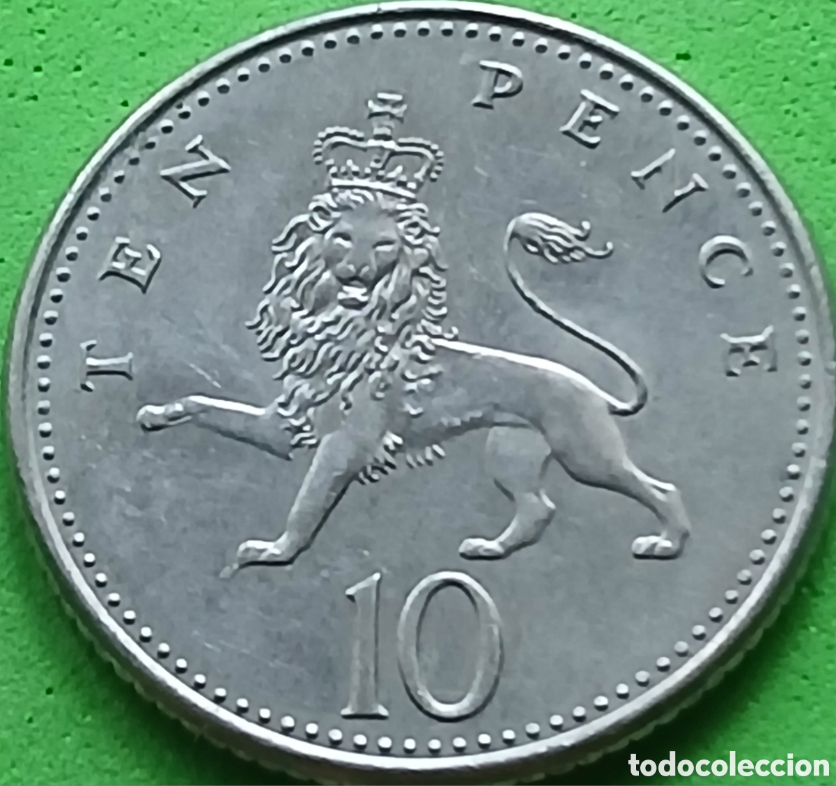 Monedas antiguas de Europa: Reino Unido ten pence 1992 km#938b