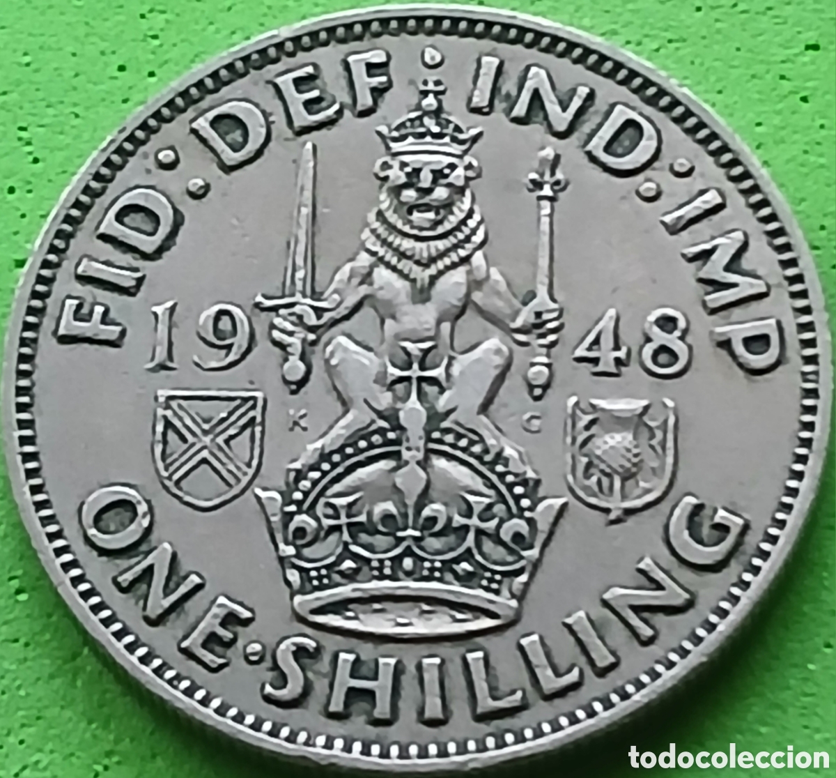 Monedas antiguas de Europa: Reino Unido one shilling 1948 km#864