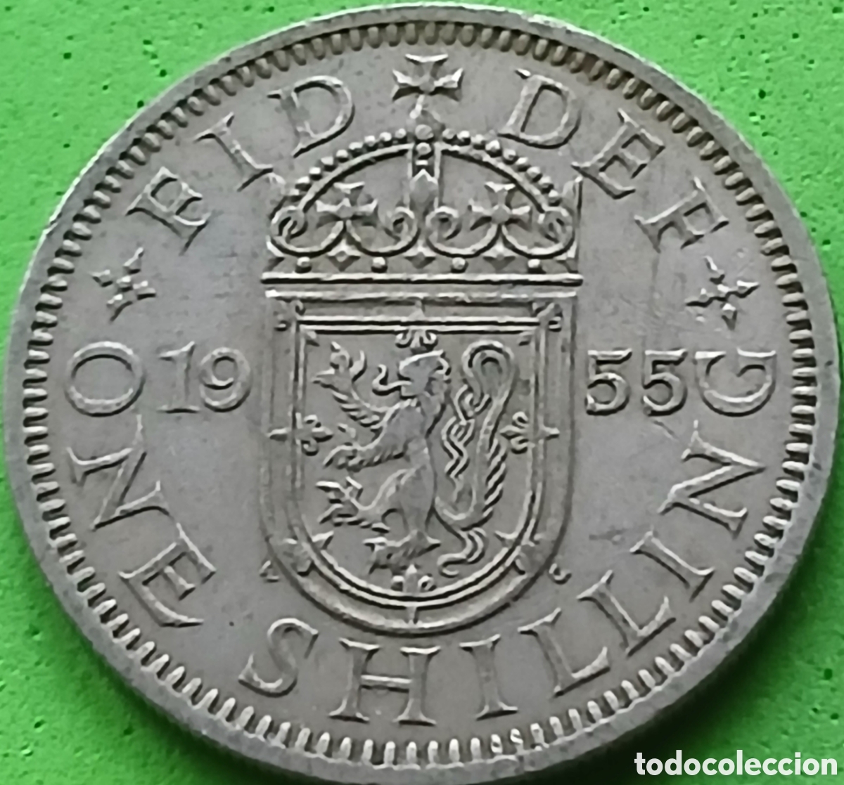 Monedas antiguas de Europa: Reino Unido one shilling 1955 km#905