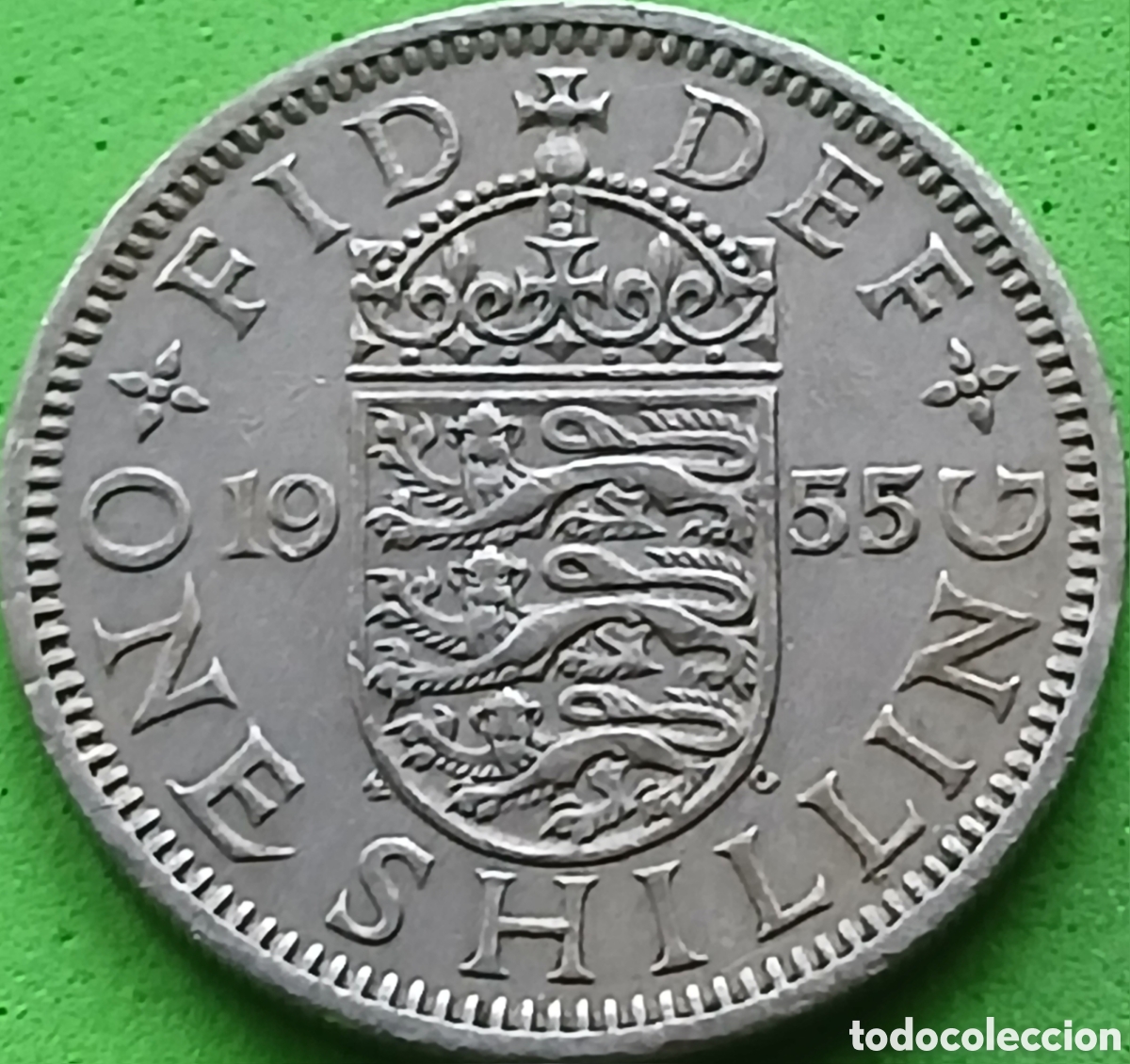 Monedas antiguas de Europa: Reino Unido one shilling 1955 km#904