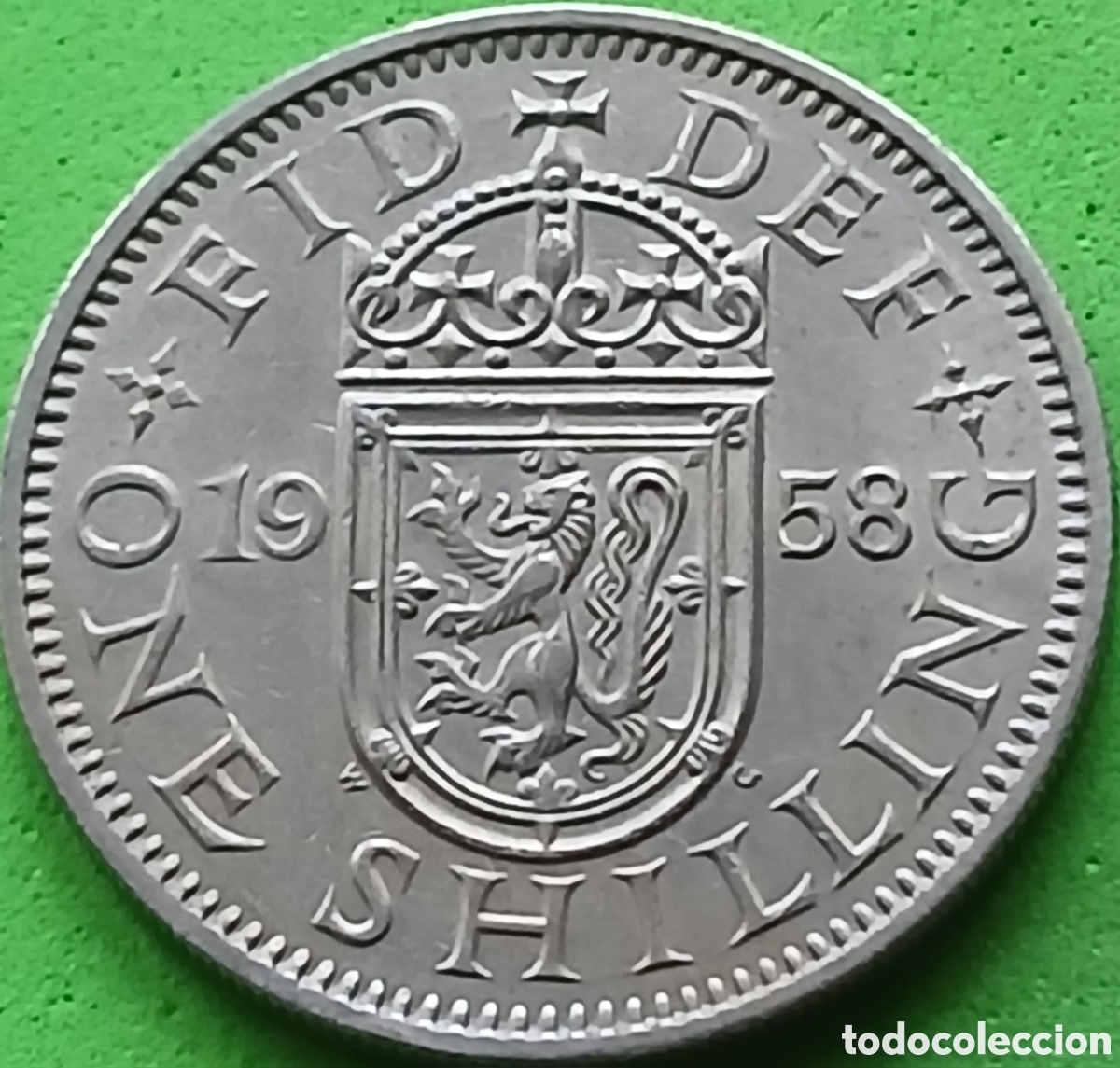 Monedas antiguas de Europa: Reino Unido one shilling 1958 km#905