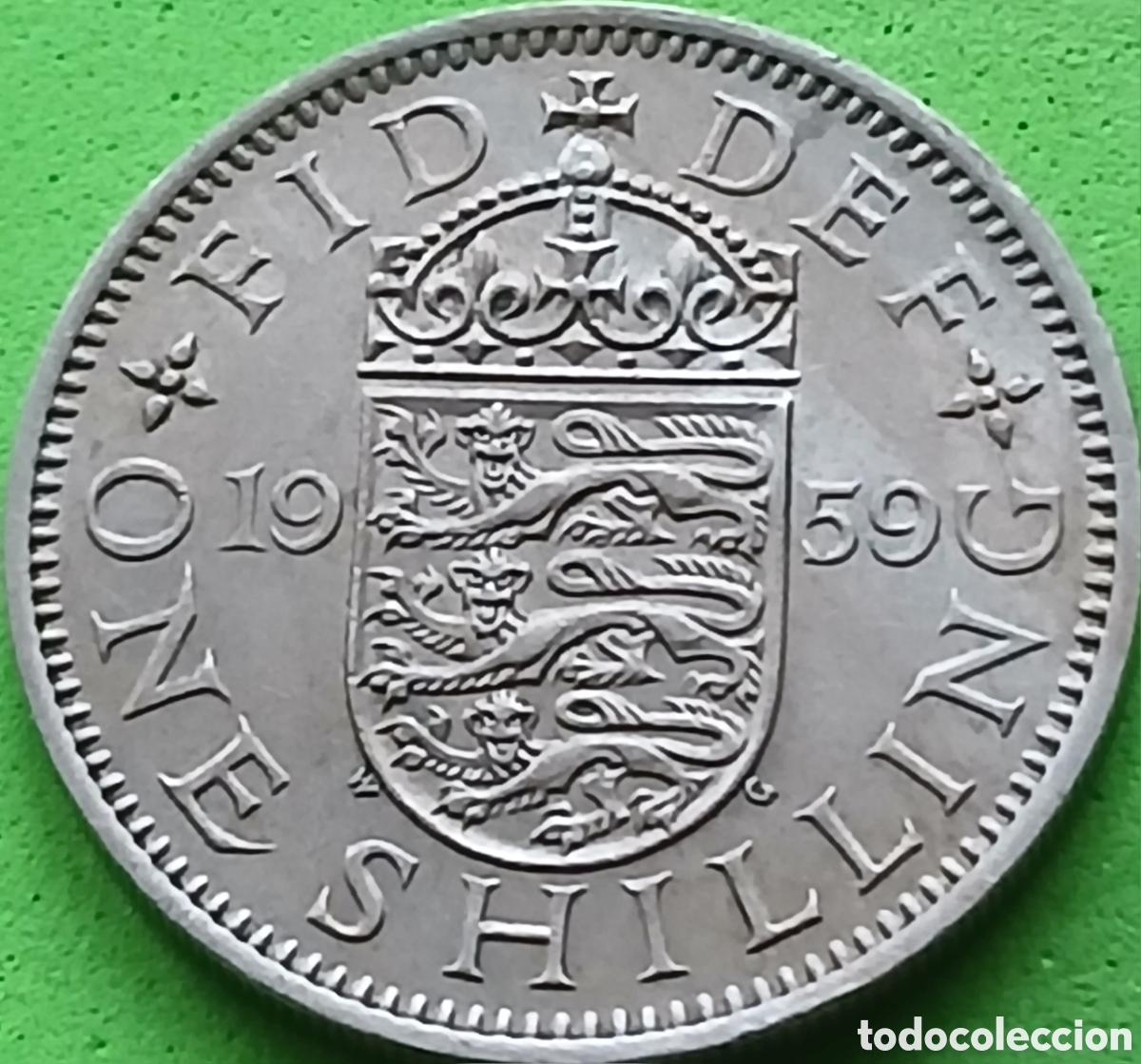 Monedas antiguas de Europa: Reino Unido one shilling 1959 km#904