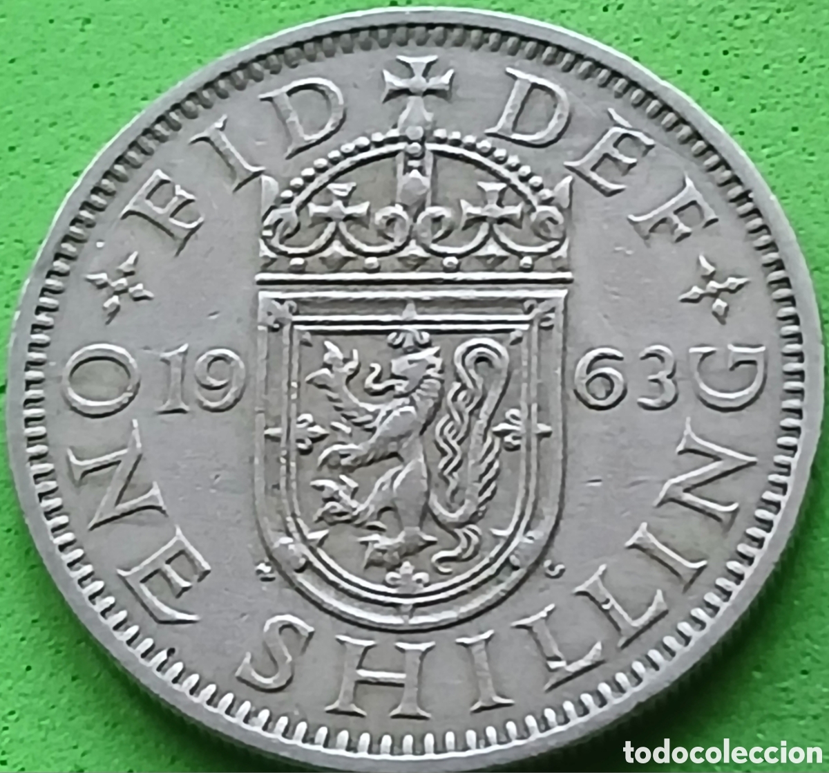 Monedas antiguas de Europa: Reino Unido one shilling 1963 km#905