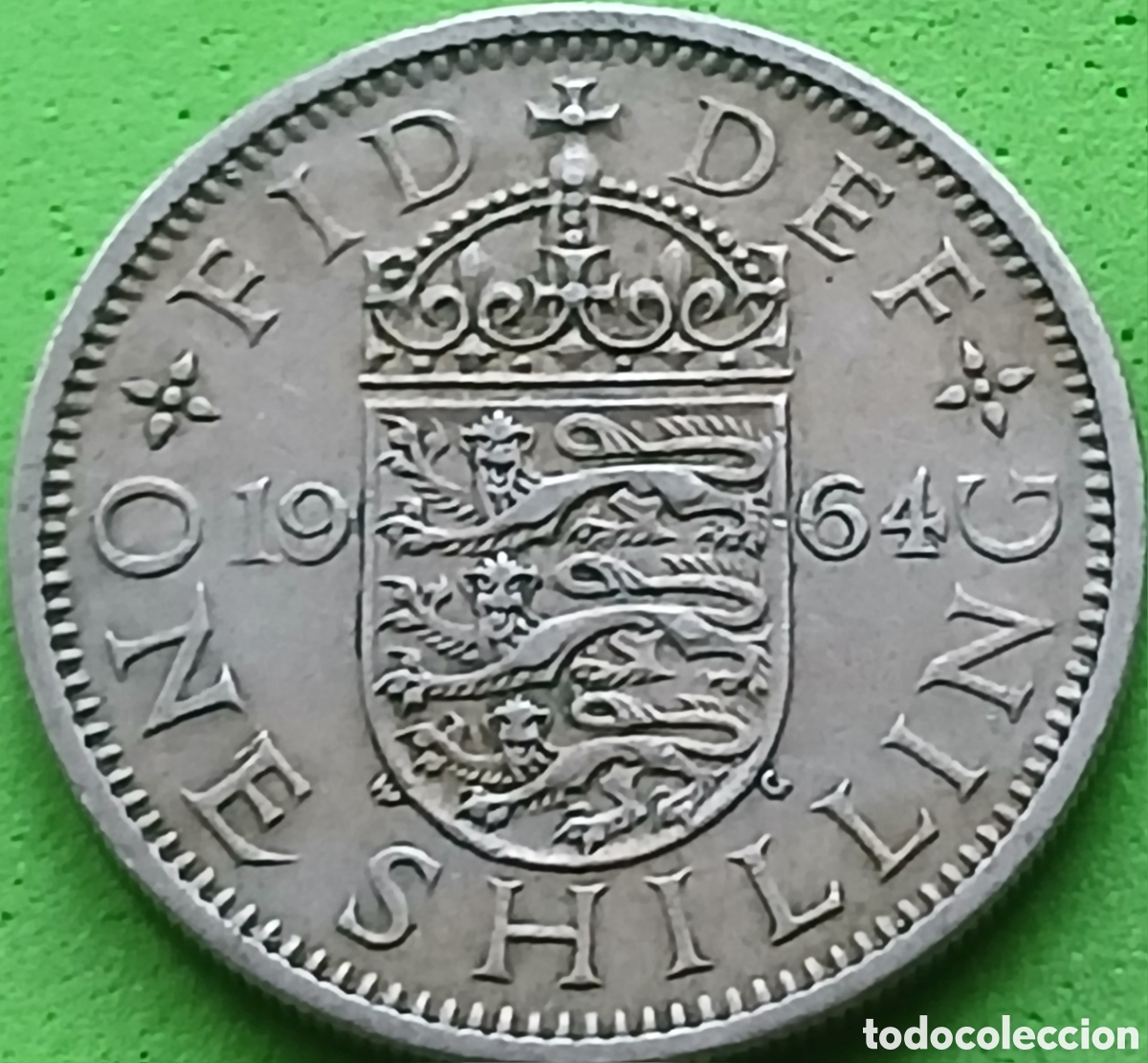 Monedas antiguas de Europa: Reino Unido one shilling 1964 km#904