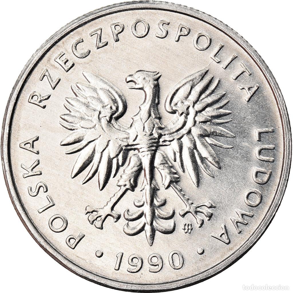 Monedas antiguas de Europa: [#793127] Moneda, Polonia, 5 Zlotych, 1990, Warsaw, EBC, Aluminio, KM:81.3