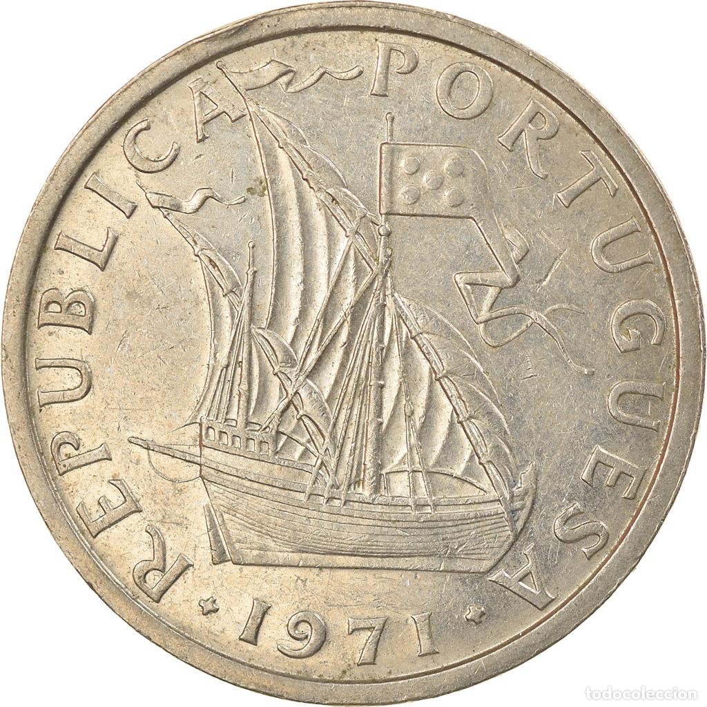 Monedas antiguas de Europa: [#370047] Moneda, Portugal, 10 Escudos, 1971, EBC+, Cobre - n&iacute;quel recubierto de n&iacute;quel