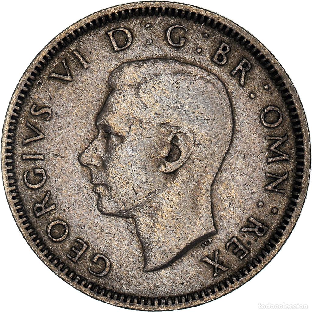 Monedas antiguas de Europa: [#898310] Moneda, Gran Breta&ntilde;a, George VI, Shilling, 1947, MBC, Cobre - n&iacute;quel, KM:863