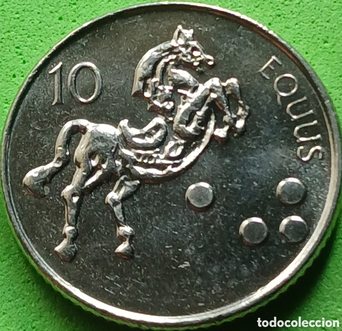 Monedas antiguas de Europa: Eslovenia 10 tolarjev 2006 km#41