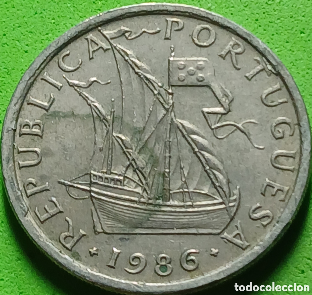 Monedas antiguas de Europa: Portugal 5 escudos 1986 km#591