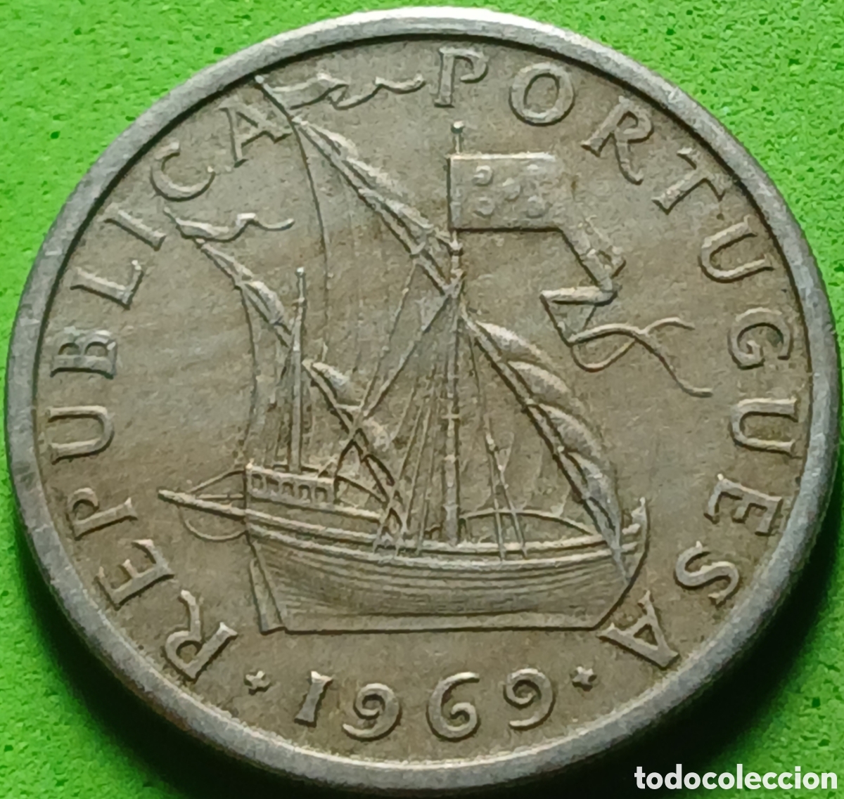 Monedas antiguas de Europa: Portugal 5 escudos 1969 km#591