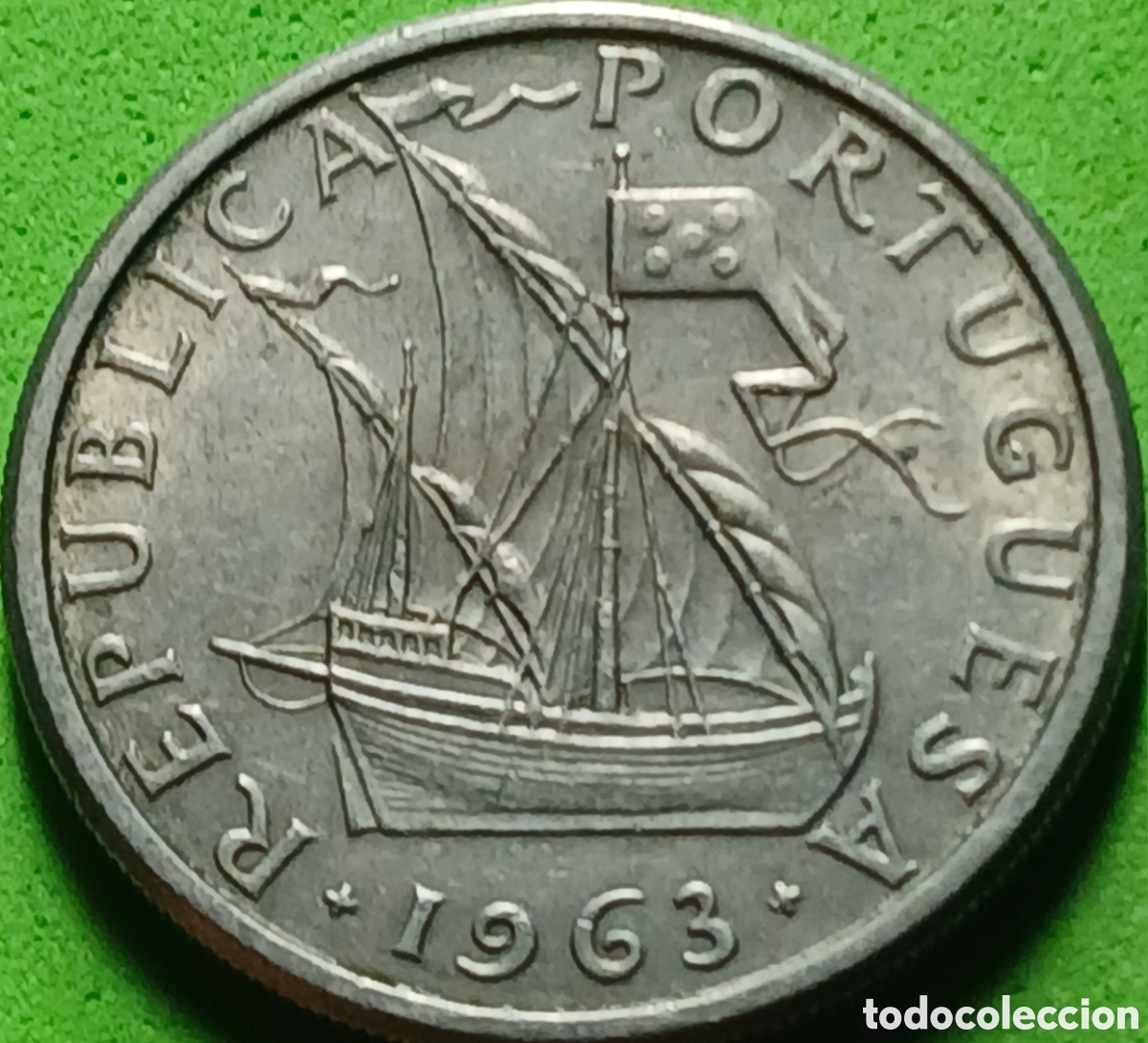 Monedas antiguas de Europa: Portugal 5 escudos 1963 km#591