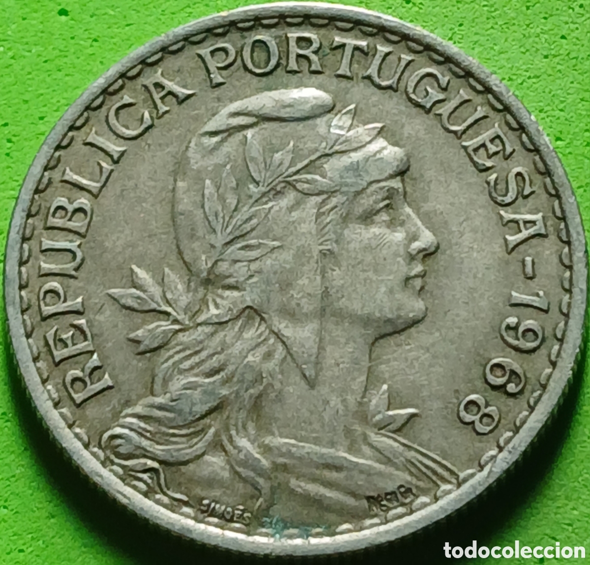 Monedas antiguas de Europa: Portugal 1 escudo 1968 km#578