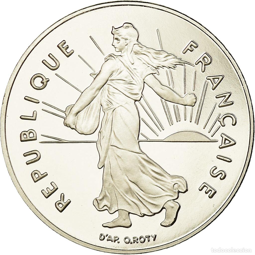 Monedas antiguas de Europa: [#707958] Moneda, Francia, Semeuse, Franc, 1992, Paris, Proof, FDC, N&iacute;quel, KM:925.2