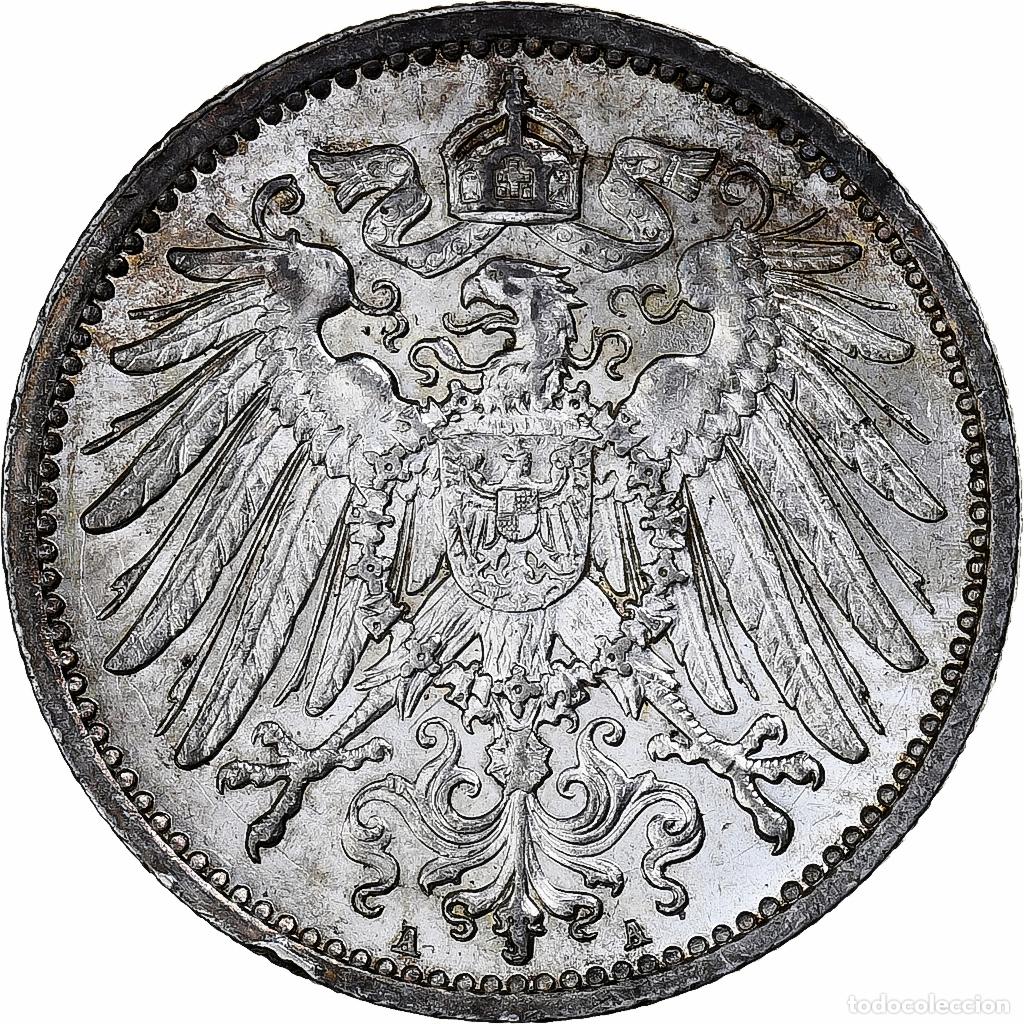 Monedas antiguas de Europa: [#1113481] ALEMANIA - IMPERIO, Wilhelm II, Mark, 1915, Berlin, Plata, EBC+, KM:14