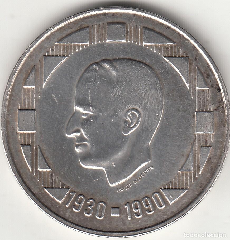 Monedas antiguas de Europa: BELGIE: 500 FRANCS 1990 / PLATA