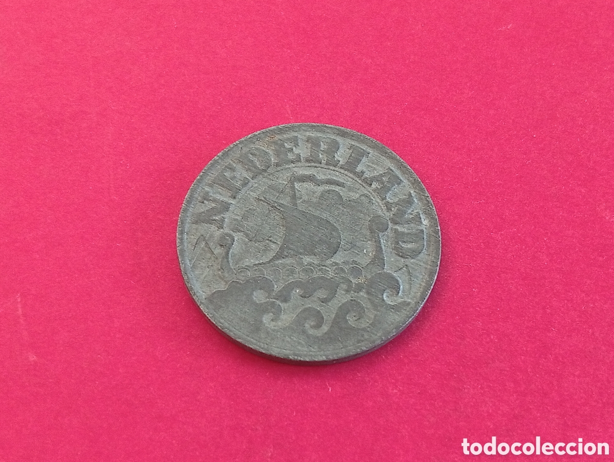 Monedas antiguas de Europa: 25 cents de Holanda 1941