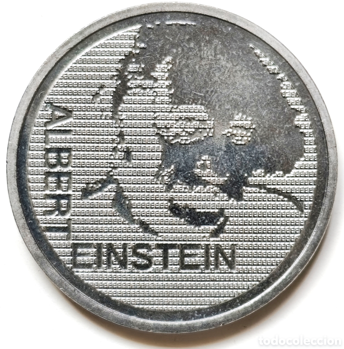 Monedas antiguas de Europa: Suiza, 5 Francs de 1979, Conmemorativa Albert Einstein