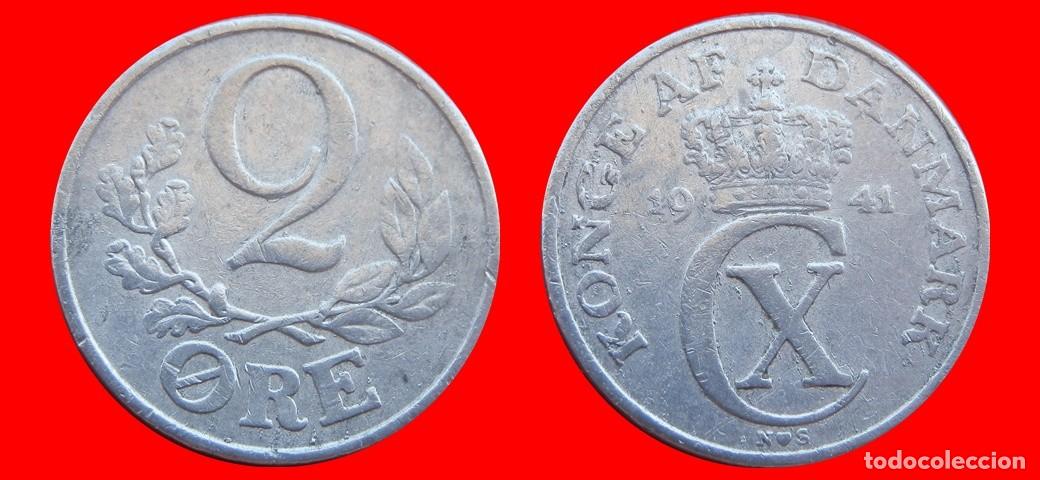 Monedas antiguas de Europa: 2 ORE 1941 DINAMARCA-150957