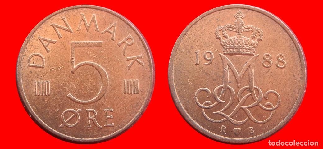 Monedas antiguas de Europa: 5 ORE 1988 DINAMARCA-150958