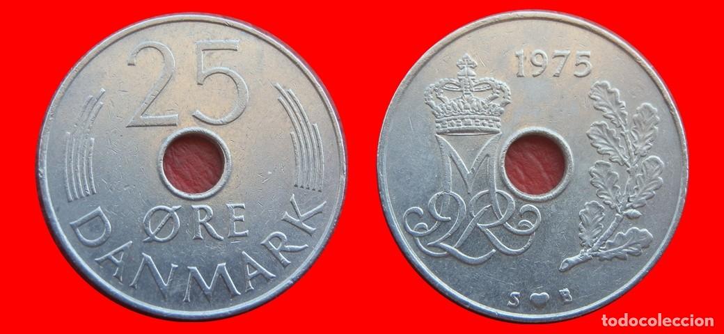Monedas antiguas de Europa: 25 ORE 1975 DINAMARCA-150961