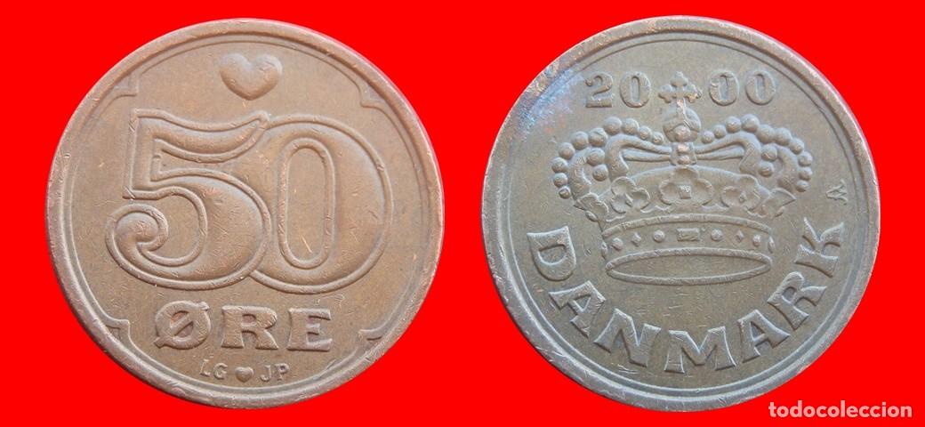Monedas antiguas de Europa: 50 ORE 2000 DINAMARCA-150963