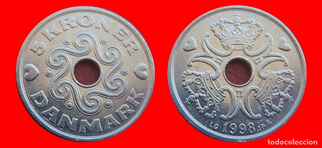 Monedas antiguas de Europa: 5 CORONAS 1998 DINAMARCA-150965
