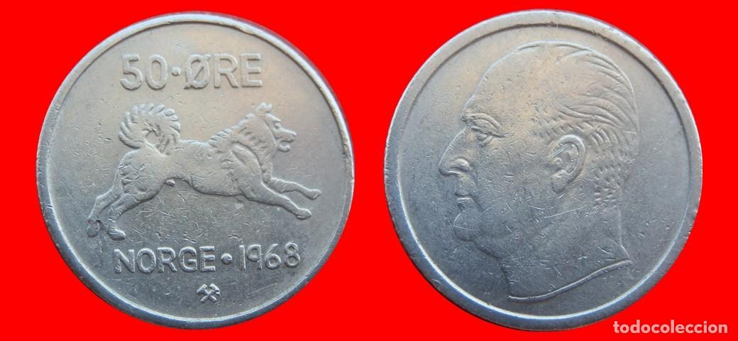 Monedas antiguas de Europa: 50 ORE 1968 NORUEGA-150967