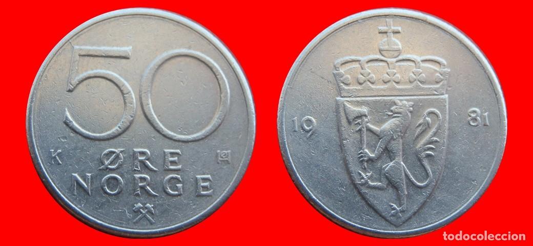 Monedas antiguas de Europa: 50 ORE 1981 NORUEGA-150968