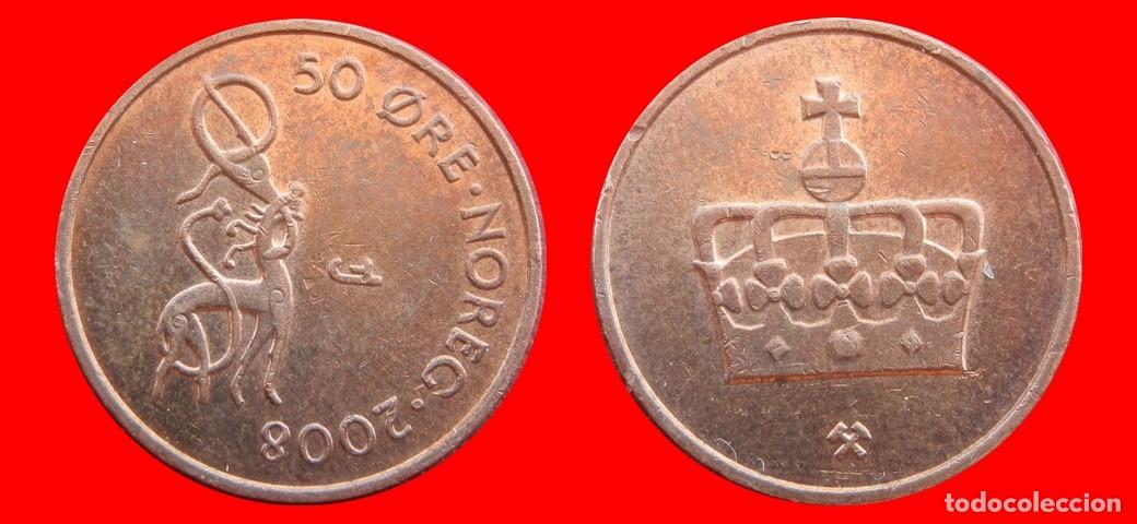 Monedas antiguas de Europa: 50 ORE 2008 NORUEGA-150970