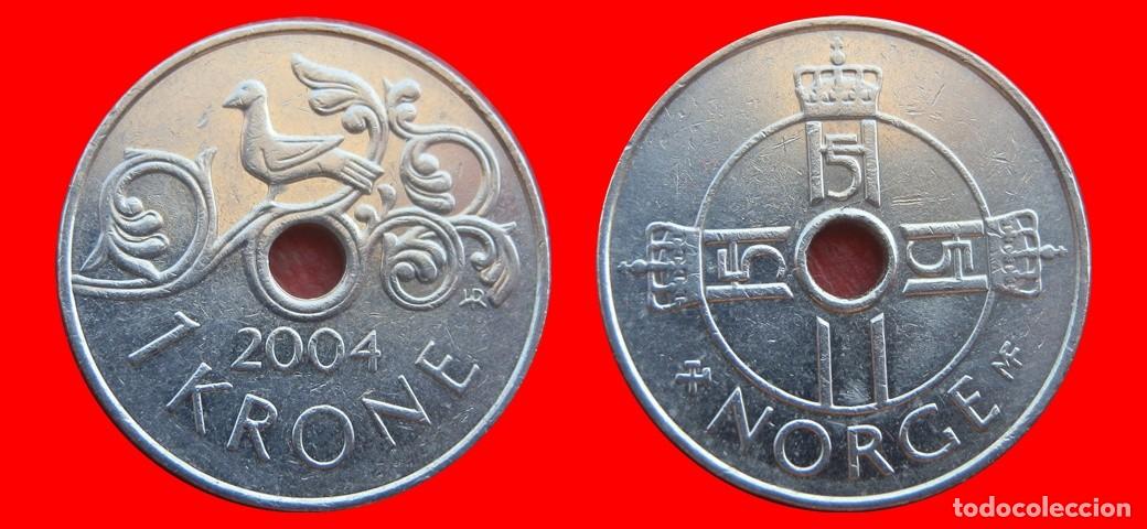 Monedas antiguas de Europa: 1 CORONA 2004 NORUEGA-150971