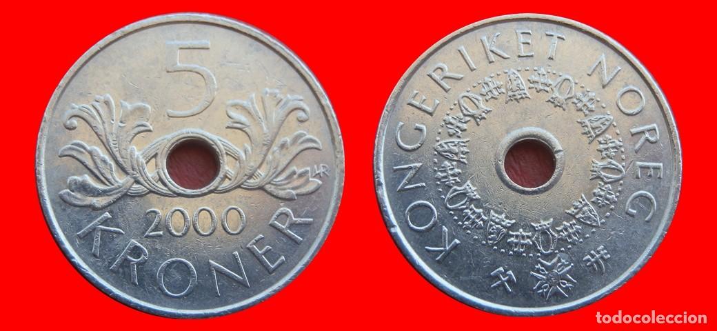 Monedas antiguas de Europa: 5 CORONAS 2000 NORUEGA-150974