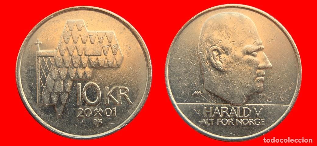 Monedas antiguas de Europa: 10 CORONAS 2001 NORUEGA-150977