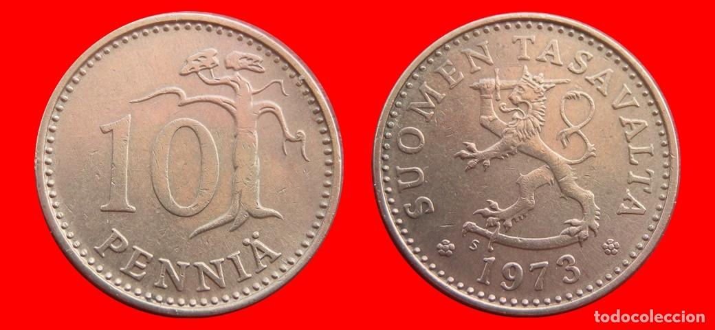 Monedas antiguas de Europa: 10 PENNIA 1973 FINLANDIA-150979