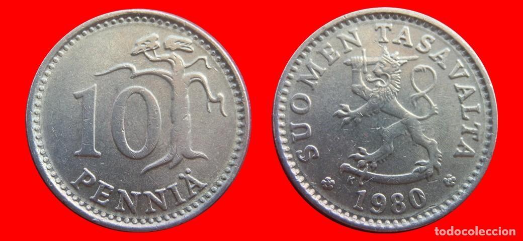 Monedas antiguas de Europa: 10 PENNIA 1980 FINLANDIA-150982