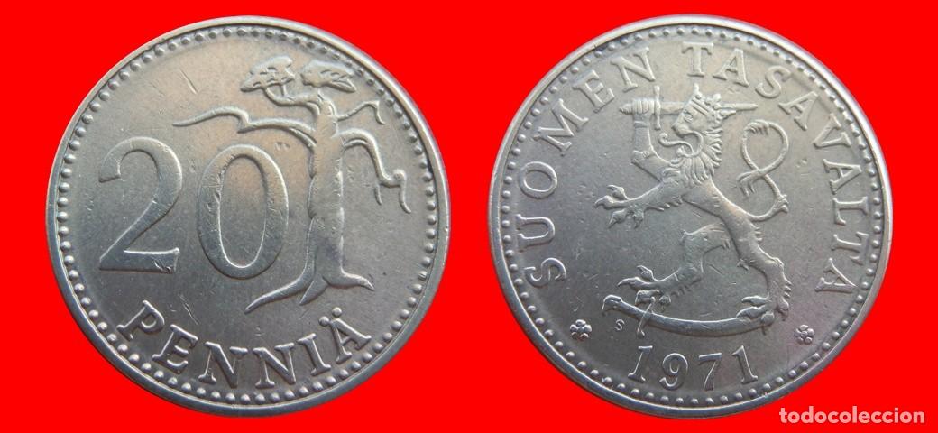 Monedas antiguas de Europa: 20 PENNIA 1971 FINLANDIA-150984