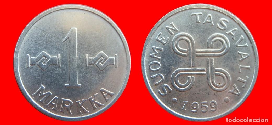 Monedas antiguas de Europa: 1 MARCO 1959 FINLANDIA-150987
