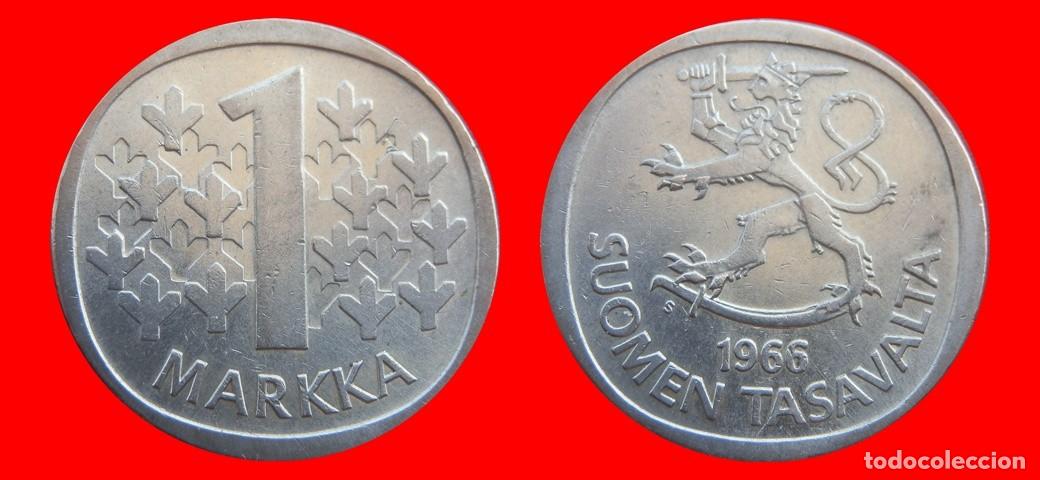 Monedas antiguas de Europa: 1 MARCO 1966 FINLANDIA-150989
