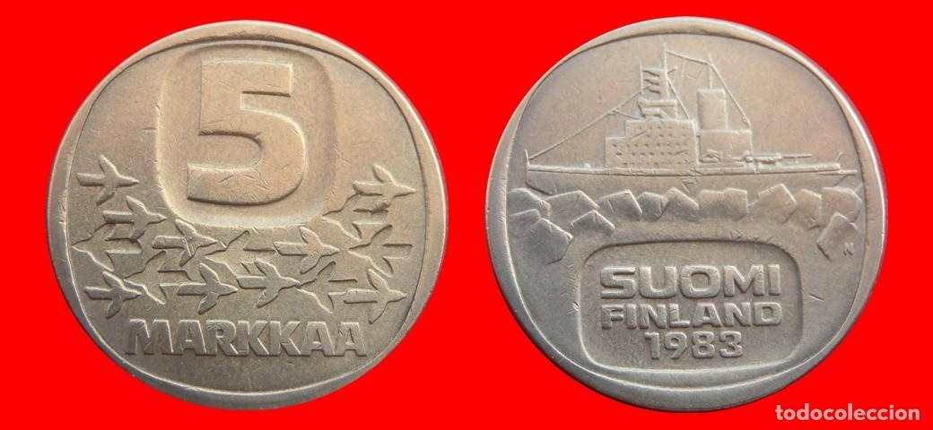 Monedas antiguas de Europa: 5 MARCOS 1983 FINLANDIA-150992