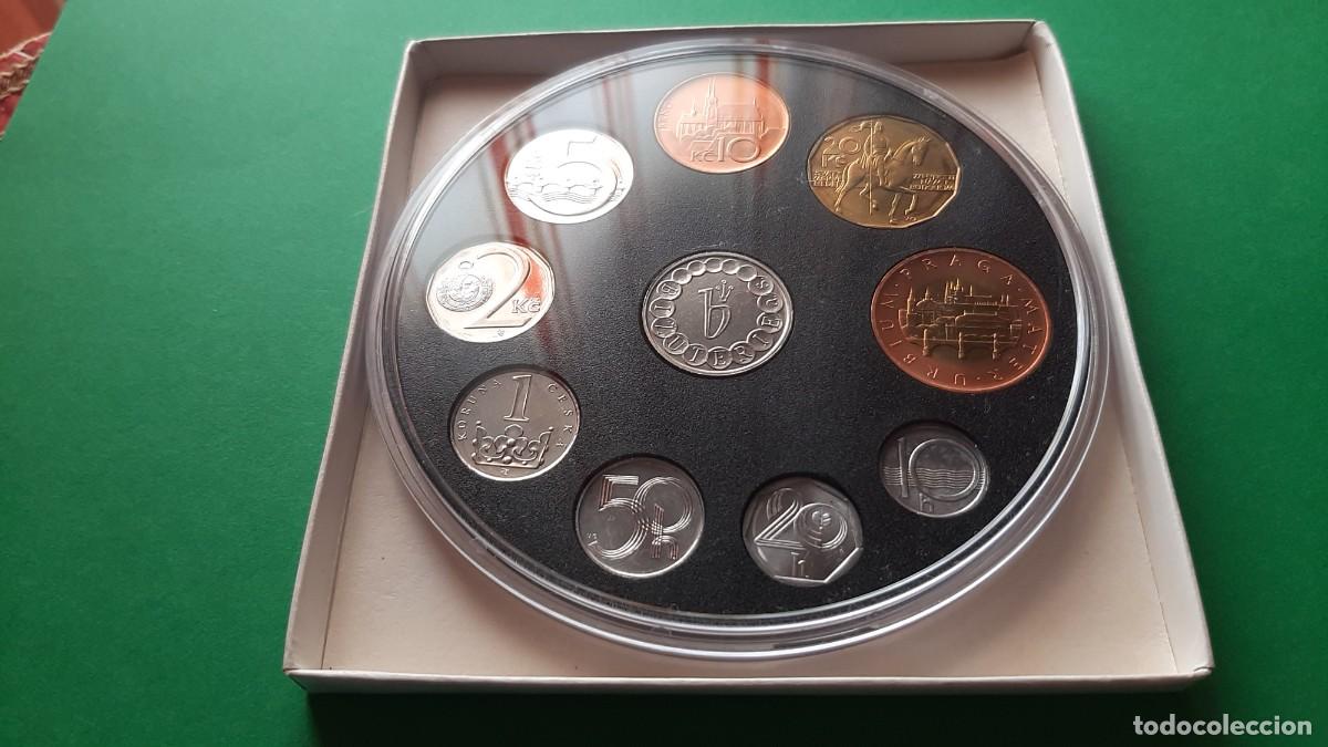 Monedas antiguas de Europa: (R.CHECA)(1994) SET DE MONEDAS, ALGUNA ESCASA COMO LA 50 CORONAS (TIRADA -100.000 UNDS)