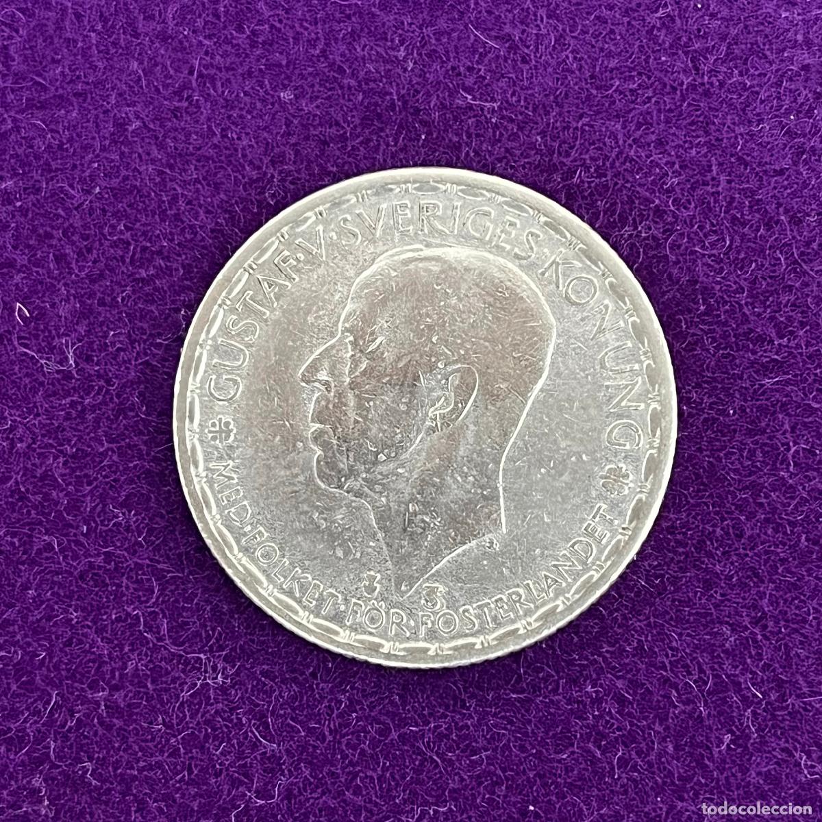 Monedas antiguas de Europa: MONEDA DE PLATA DE SUECIA. 1 CORONA. 1948. GUSTAVO VI. 7GR. ORIGINAL.