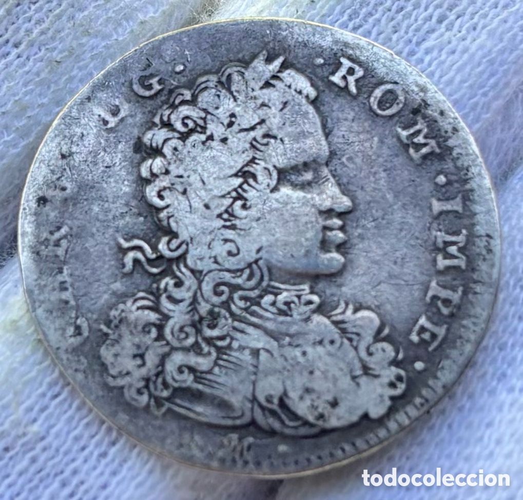 Monedas antiguas de Europa: Moneda PLATA ITALIA 1 Tari Carlo VI N&aacute;poles