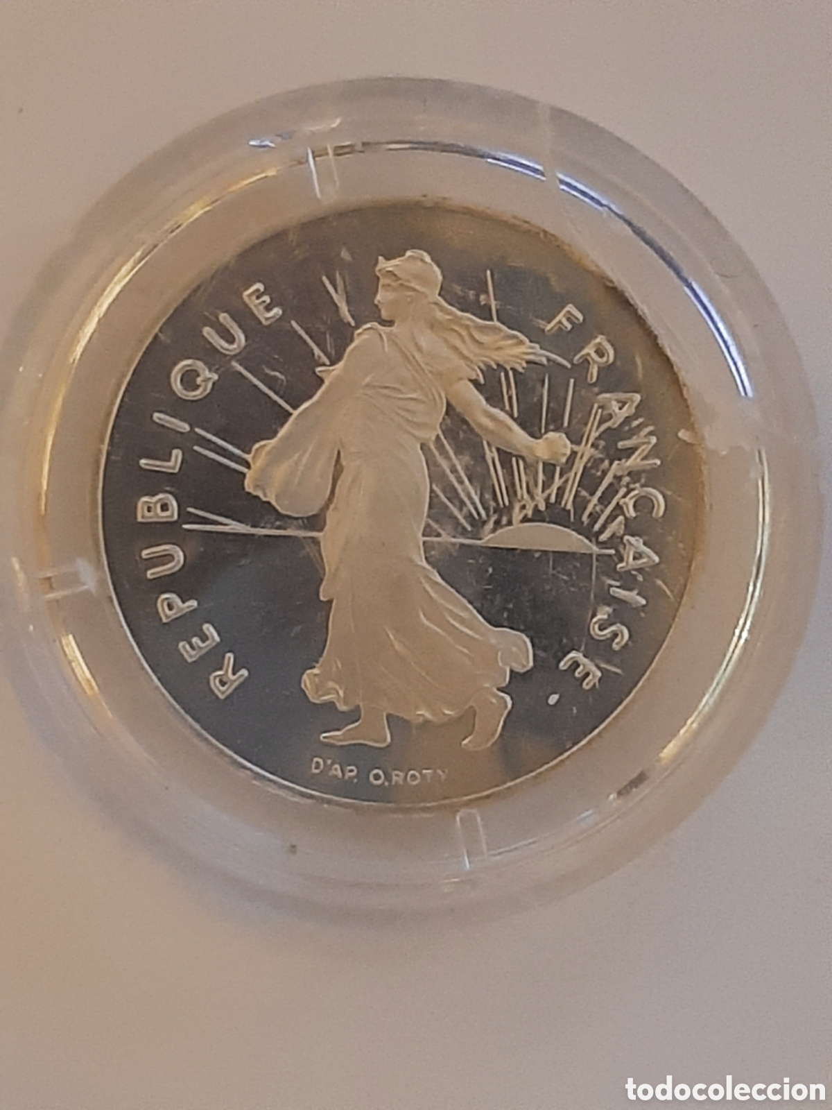 Monedas antiguas de Europa: FRANCIA 5 FRANCOS A&Ntilde;O 2001 PLATA (ULTIMO A&Ntilde;O DEL FRANCO) SIN CIRCULAR