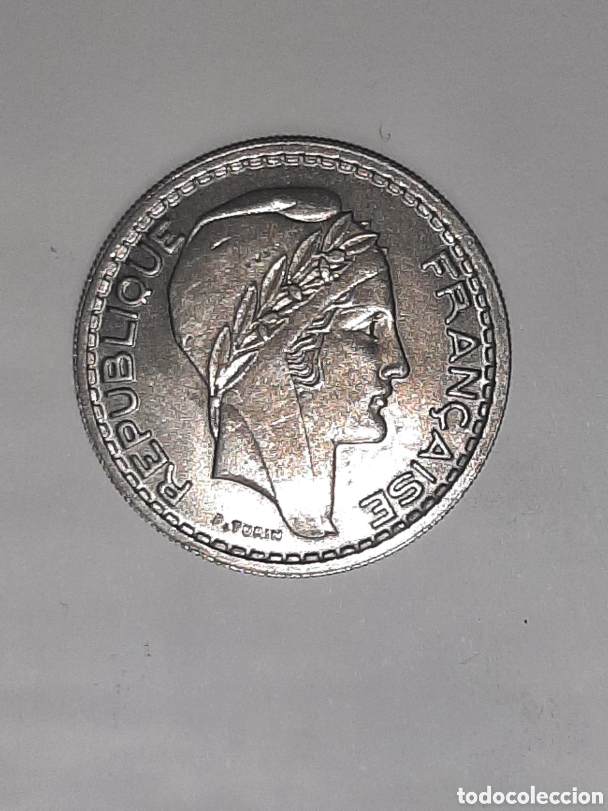 Monedas antiguas de Europa: FRANCIA 10 FRANCOS 1947