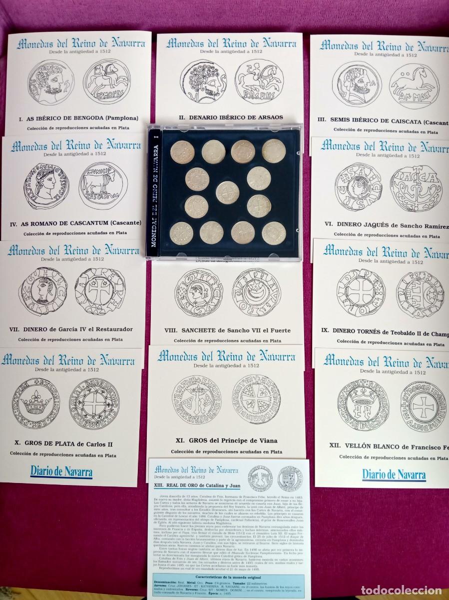 Monedas antiguas de Europa: REPRODUCCI&Oacute;N COLECCI&Oacute;N MONEDAS DEL REINO DE NAVARRA