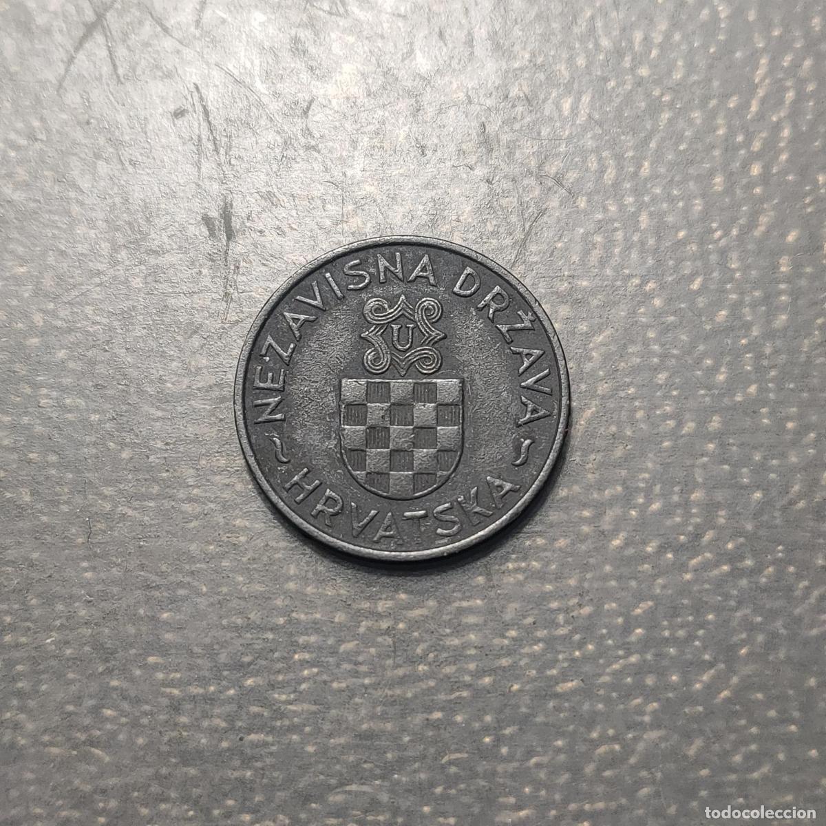 Monedas antiguas de Europa: CROACIA CROATIA 2 KUNA 2 KUNE 1941 ZINC MBC+/EBC-