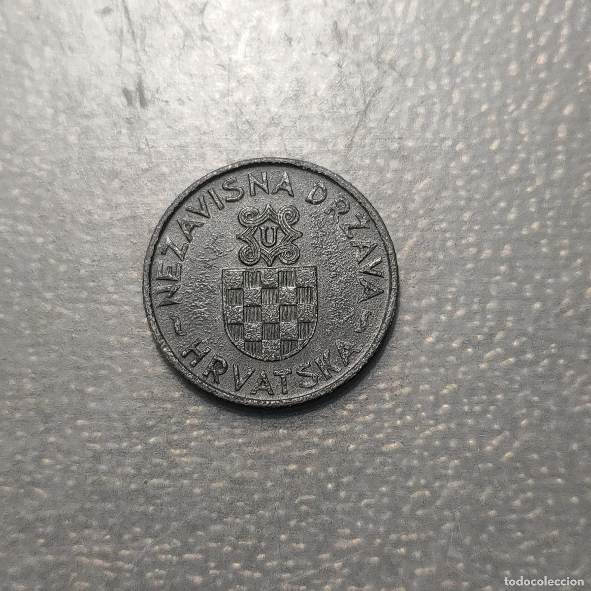 Monedas antiguas de Europa: CROACIA CROATIA 1 KUNA 1941 ZINC MBC
