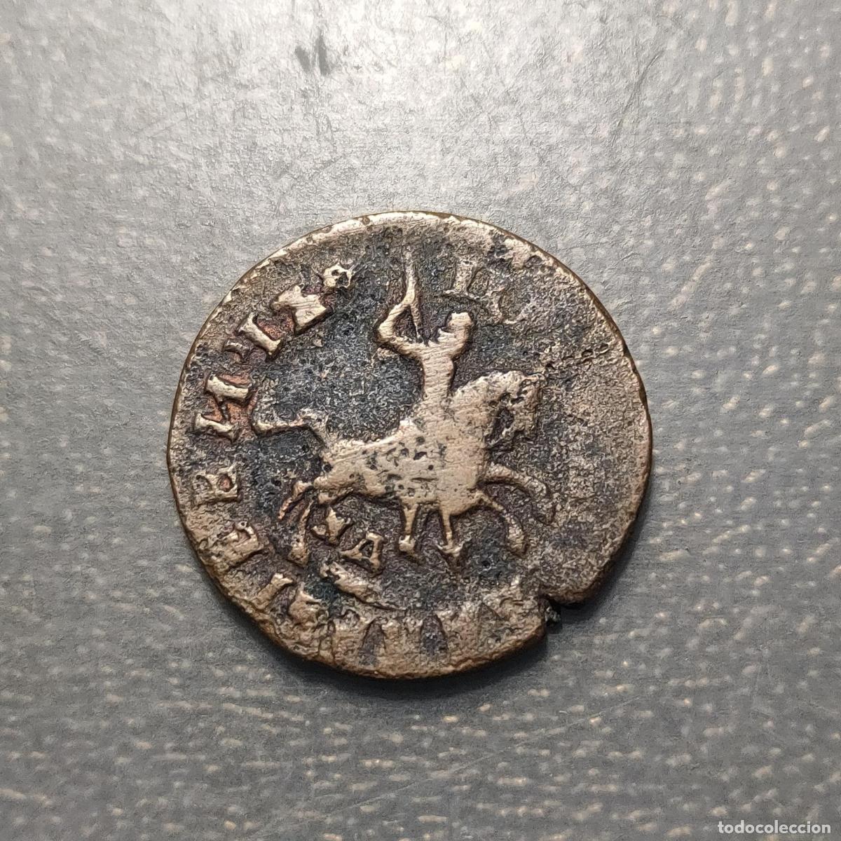 Monedas antiguas de Europa: RUSIA RUSSIA PEDRO I PETER I (1699-1725) 1 KOPEK 1716 7,61g