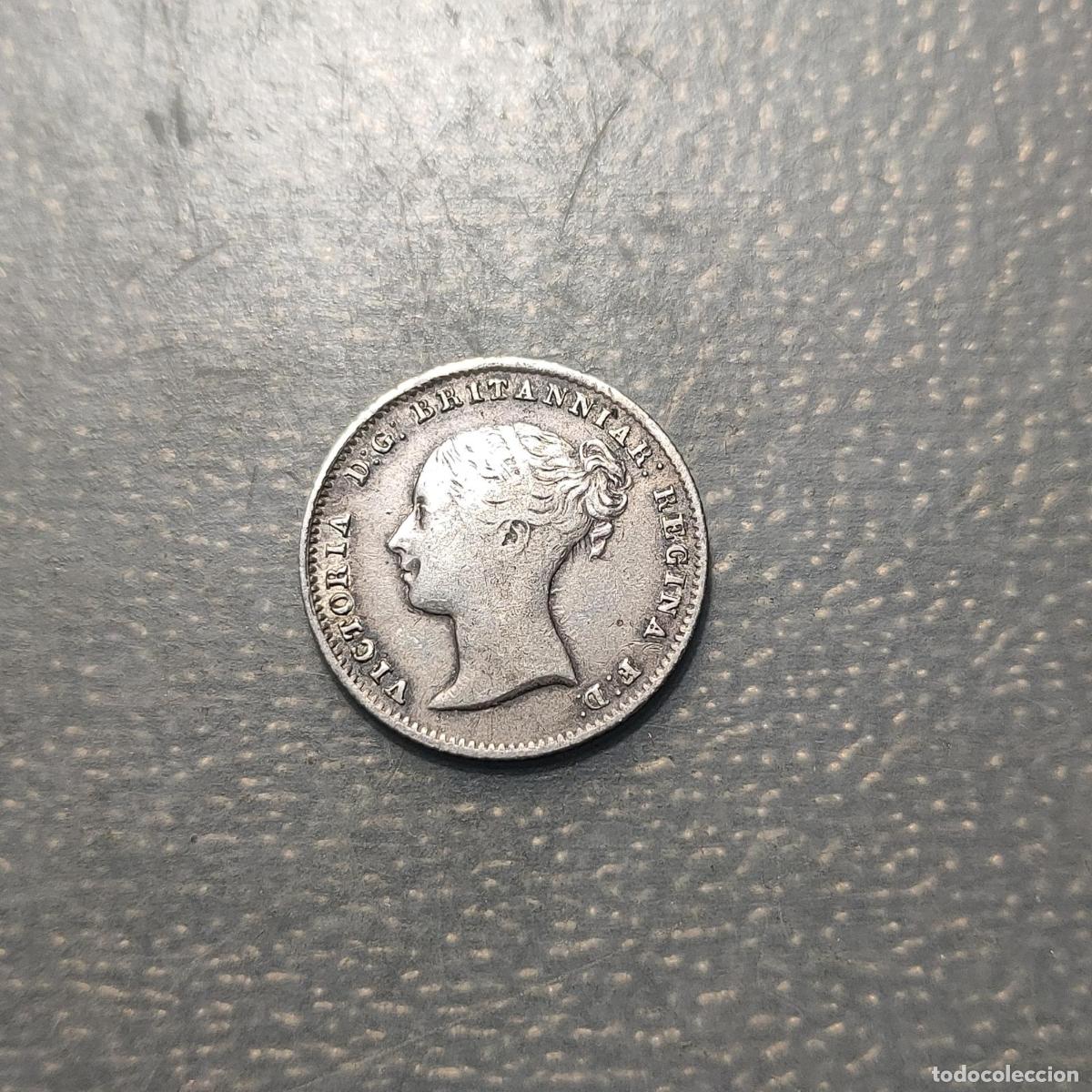 Monedas antiguas de Europa: GRAN BRETA&Ntilde;A GREAT BRITAIN VICTORIA GROAT 4 PENCE 1855 MBC