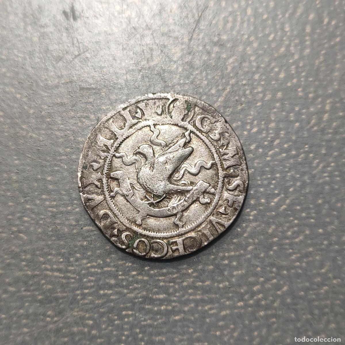 Monedas antiguas de Europa: ITALIA MILAN MILANO GALEAZZO MARIA SFORZA (1466-1476) GROSSO DE 3 SOLDI ESCASA