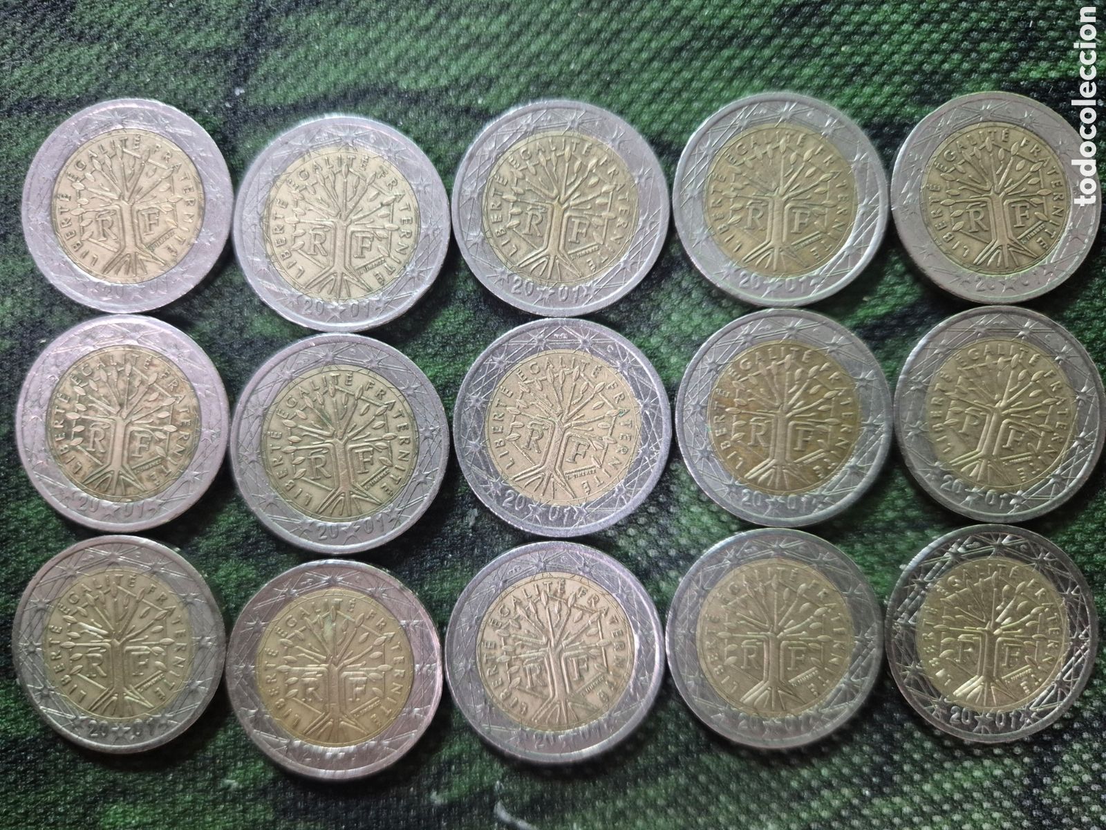 Monedas antiguas de Europa: Monedas 2 euros 2001 Francia